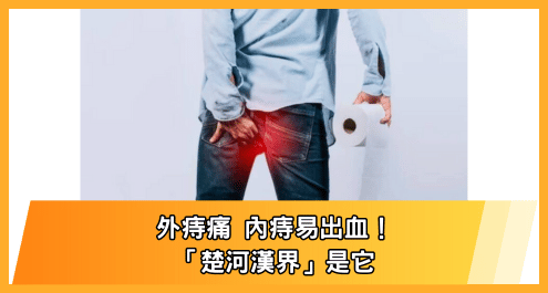 外痔痛 內痔易出血！ 「楚河漢界」是它
