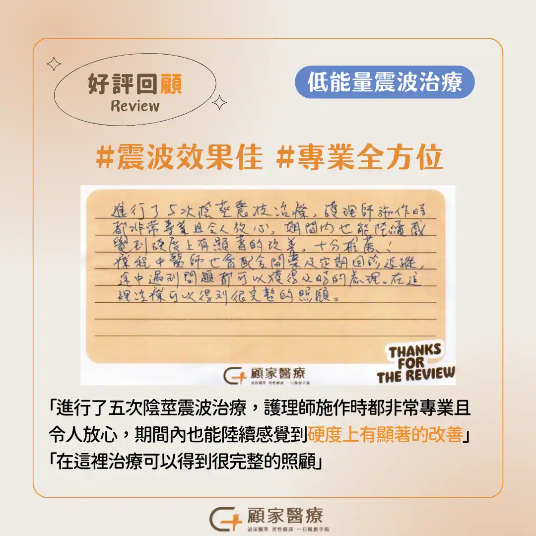 顧家醫療-11309震波治療心得