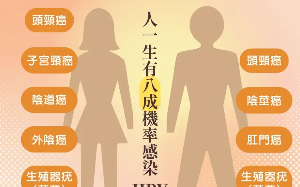 HPV可能導致性病與癌症