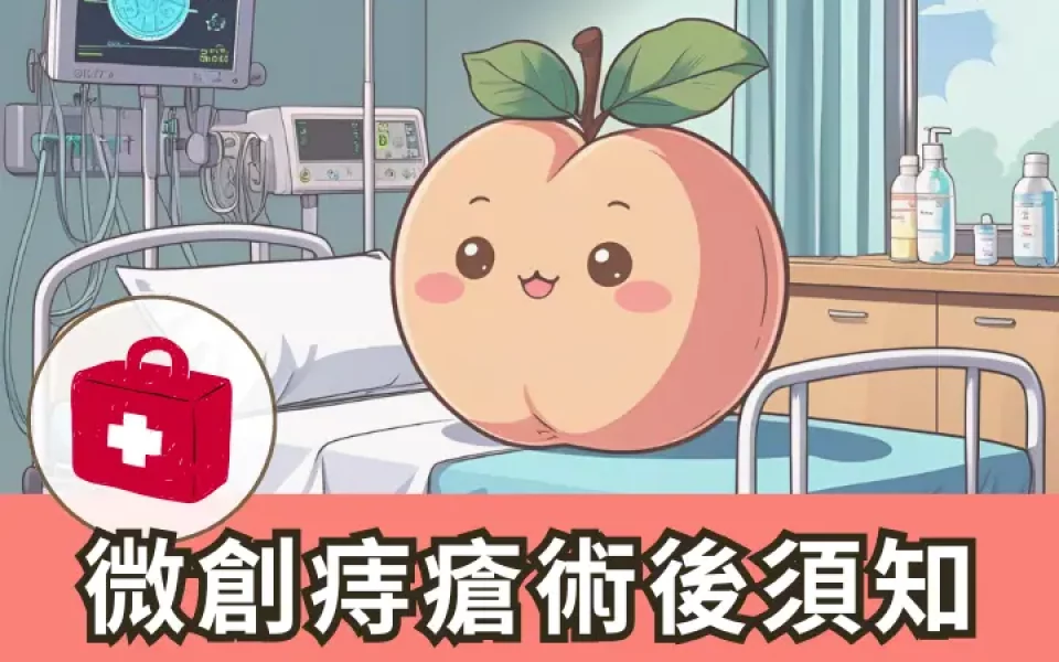 微創痔瘡手術後要注意什麼？術前準備、術後照護與飲食禁忌全整理